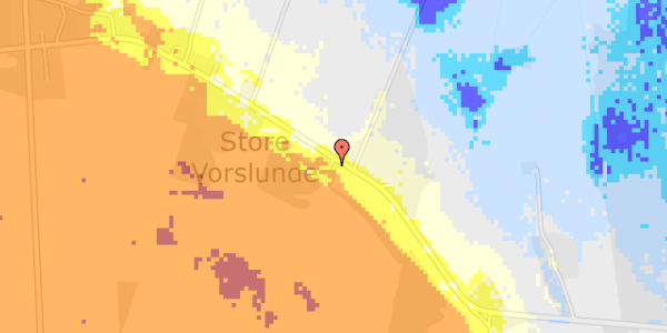 Ekstrem regn på Vorslundevej 43