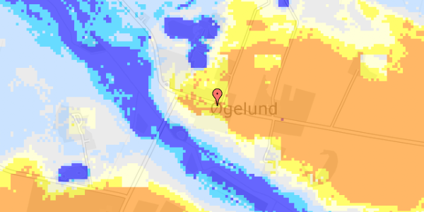 Ekstrem regn på Øgelundvej 80