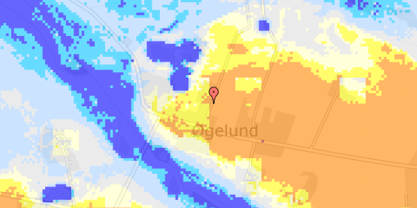 Ekstrem regn på Øgelundvej 83