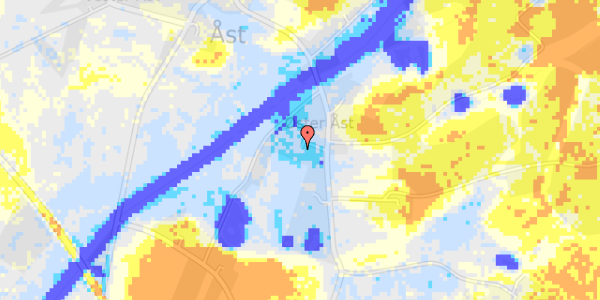 Ekstrem regn på Åstbyvej 34