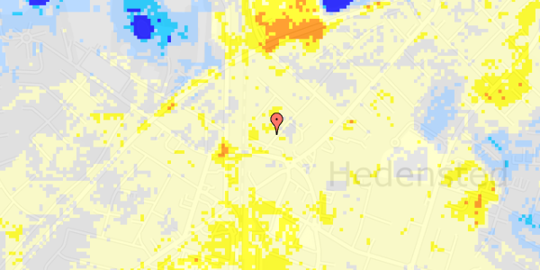 Ekstrem regn på Ankersvej 3A, st. 