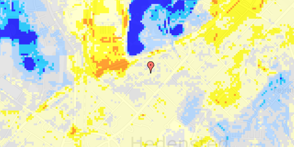 Ekstrem regn på Hedebogade 16