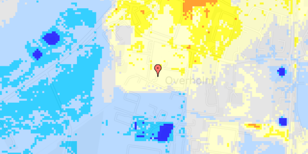 Ekstrem regn på Heimdalsvej 5