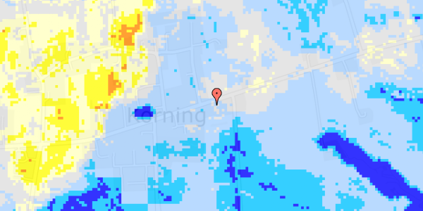 Ekstrem regn på Korningvej 87