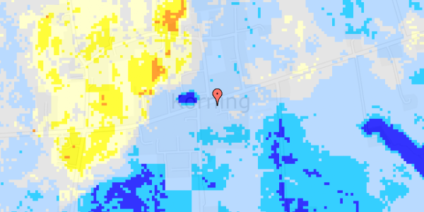 Ekstrem regn på Korningvej 107