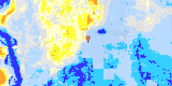 Ekstrem regn på Korningvej 135A