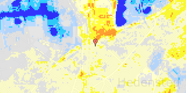 Ekstrem regn på Lille Eje 18