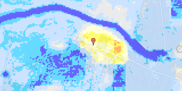 Ekstrem regn på Lindvedvej 40