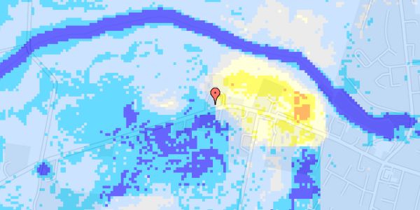 Ekstrem regn på Lindvedvej 48