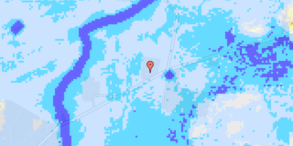 Ekstrem regn på Lindvedvej 56