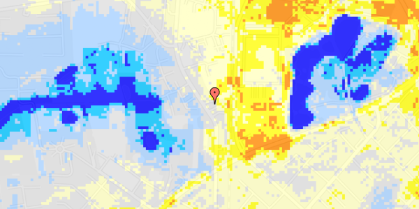 Ekstrem regn på Mosegade 40G