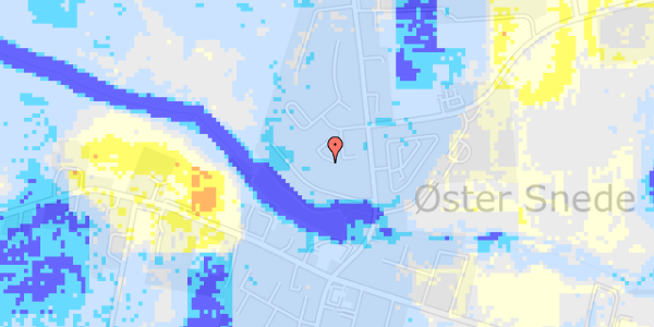 Ekstrem regn på Mølleparken 25