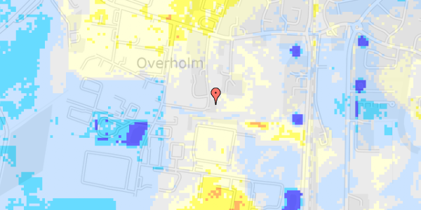 Ekstrem regn på Overholmvej 18