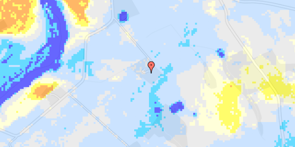 Ekstrem regn på Urlev Kirkevej 19