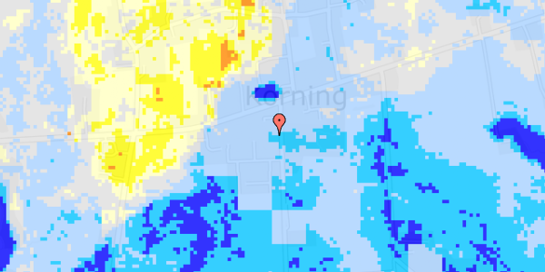 Ekstrem regn på Ussingvej 8