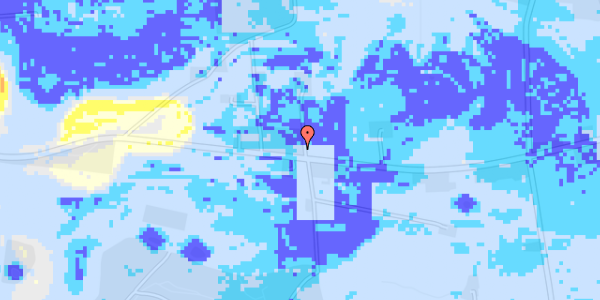 Ekstrem regn på Ørumvej 57