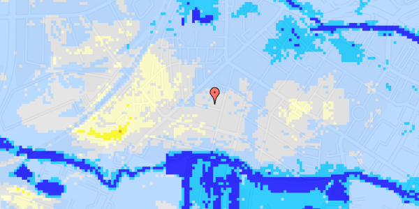 Ekstrem regn på Absalonsgade 5