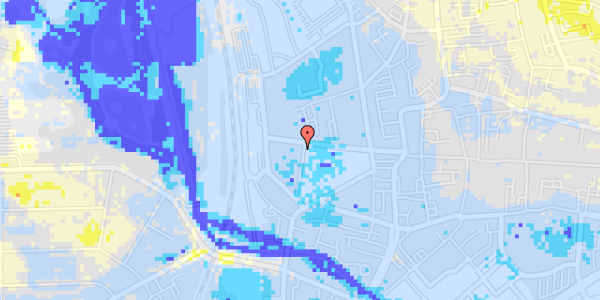 Ekstrem regn på Andr Flensborgs Gade 2, 4. th