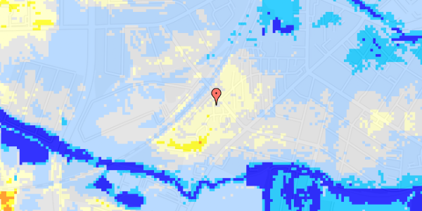 Ekstrem regn på Axelborg 1B, 5. mf