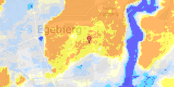 Ekstrem regn på Bavnehøjvej 8