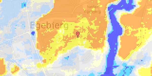 Ekstrem regn på Bavnehøjvej 10