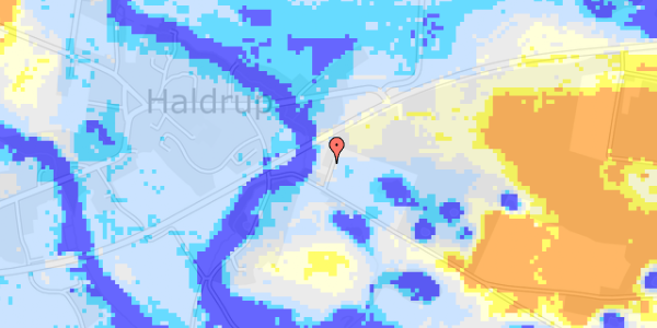 Ekstrem regn på Bavnen 8