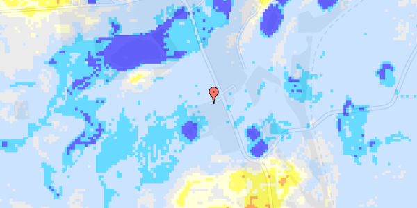 Ekstrem regn på Bisgårdsvej 8