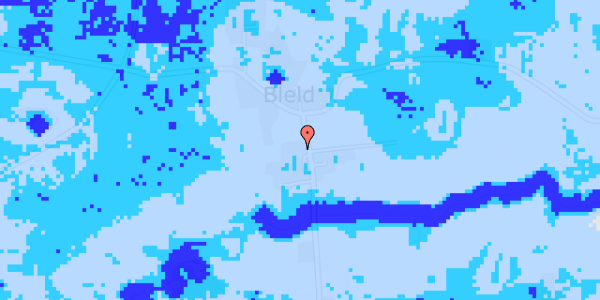 Ekstrem regn på Bleldvej 65