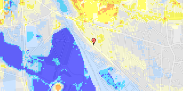 Ekstrem regn på Emil Møllers Gade 111