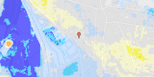 Ekstrem regn på Fabrikvej 10D, 1. th