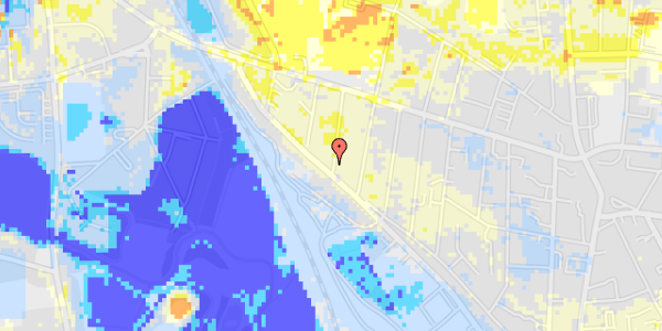 Ekstrem regn på Frederiksberggade 46, 2. th