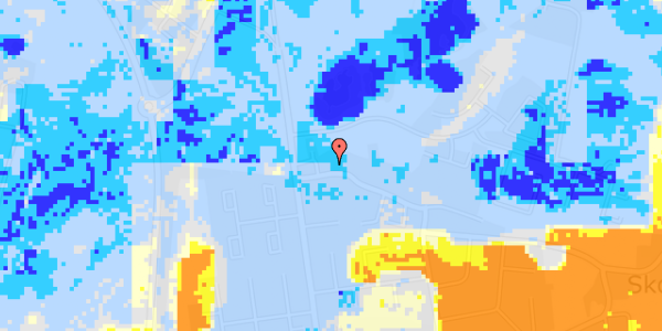 Ekstrem regn på Gl Egebjergvej 9