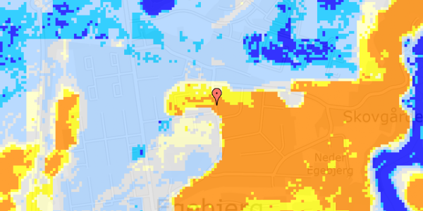 Ekstrem regn på Grusdalsvej 27