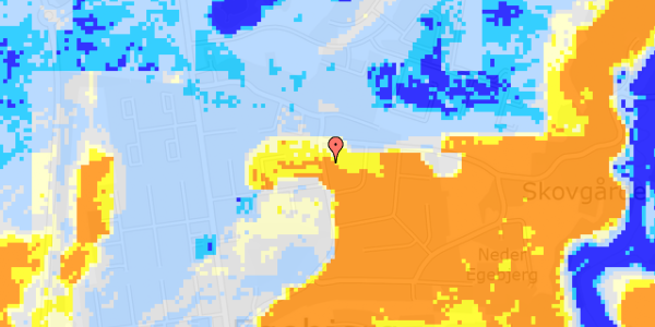 Ekstrem regn på Grusdalsvej 32