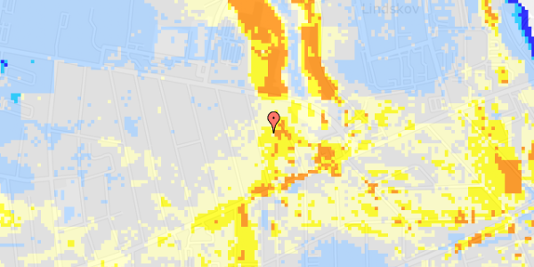 Ekstrem regn på Haurowitzvej 14B