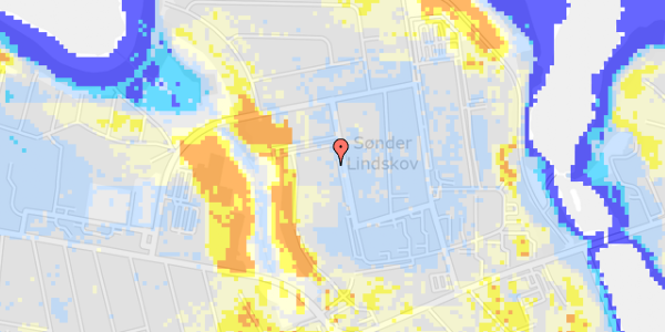 Ekstrem regn på Hybenvej 25, 3. th