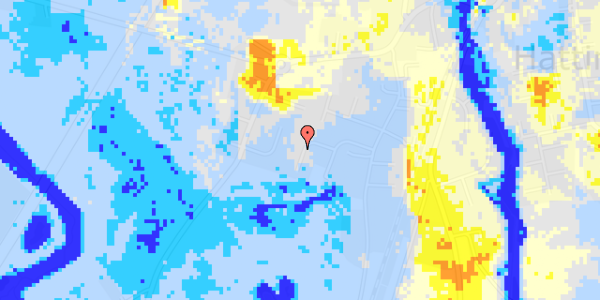 Ekstrem regn på Hyldemarken 16