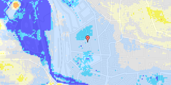 Ekstrem regn på Konsul Jensens Gade 15, 4. th