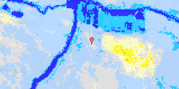 Ekstrem regn på Nansensvej 38