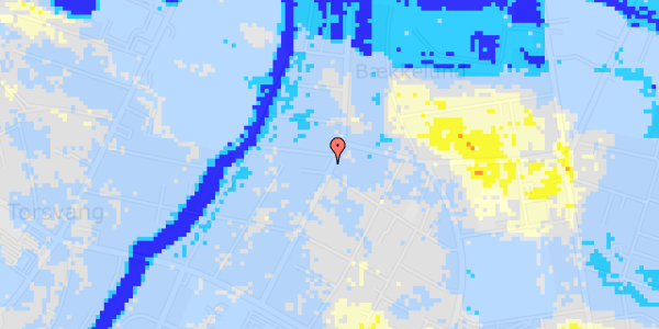 Ekstrem regn på Nansensvej 48