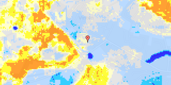 Ekstrem regn på Nørre Snedevej 6