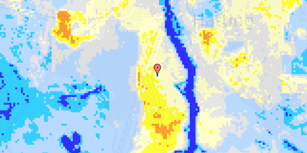 Ekstrem regn på Oensvej 21