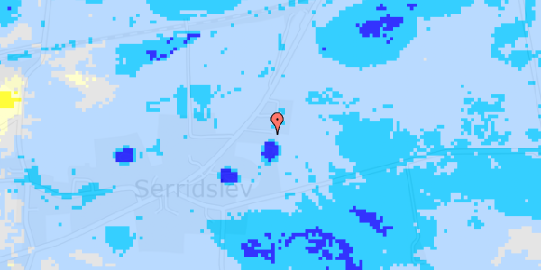 Ekstrem regn på Serridslevvej 54