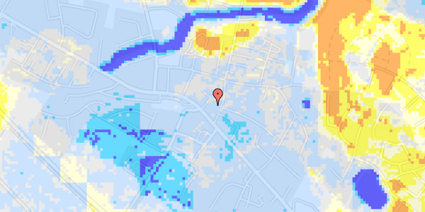 Ekstrem regn på Silkeborgvej 184