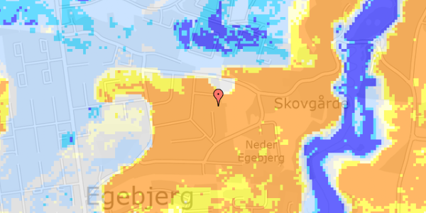 Ekstrem regn på Skovgårdsvej 12