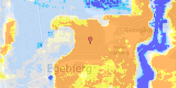 Ekstrem regn på Skovgårdsvej 19