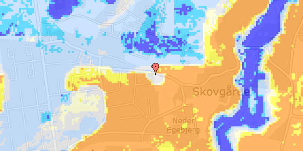 Ekstrem regn på Skovvej 18