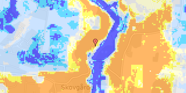 Ekstrem regn på Skovvej 35