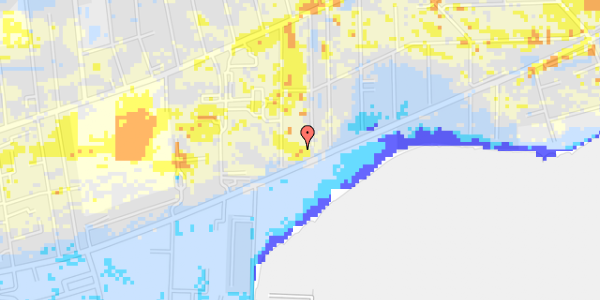 Ekstrem regn på Spangevej 36