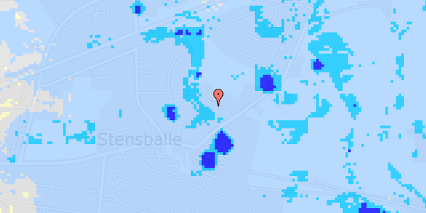 Ekstrem regn på Spægbogade 5